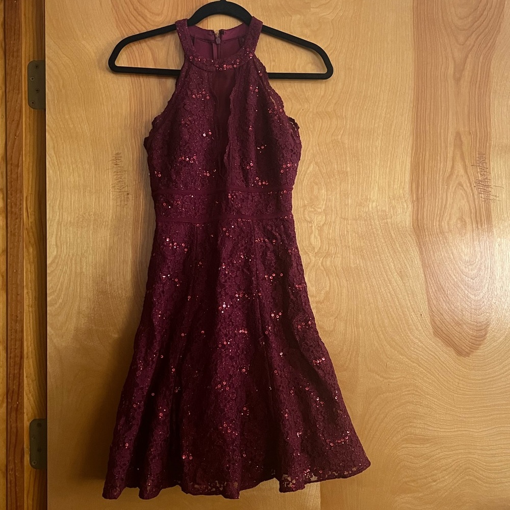 Maroon Dress